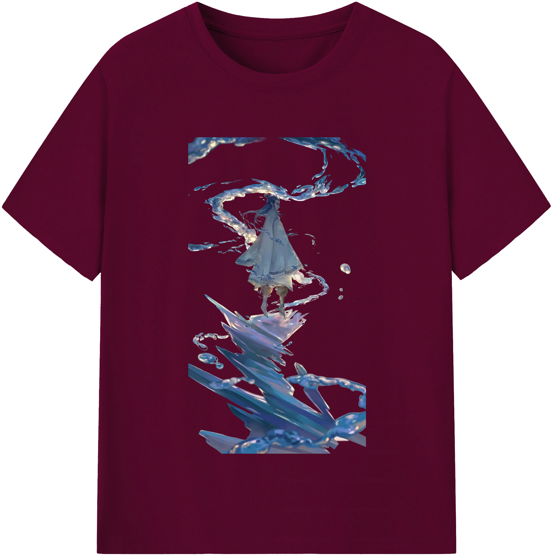 （画像用） Ne Zha 2 ナタ 魔童の大暴れ レディースカジュアルプリントTシャツ（綿100％）